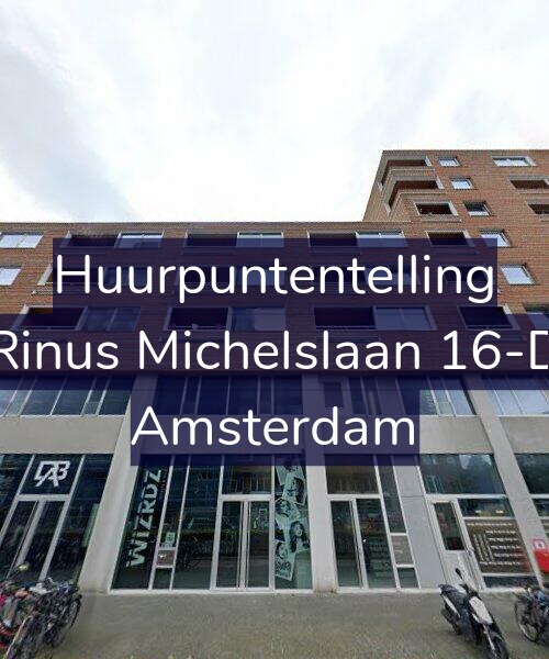 Foto gevel Huurpuntentelling voor Rinus Michelslaan 16-D, Amsterdam