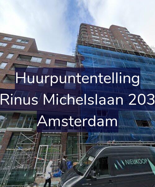 Foto gevel Huurpuntentelling voor Rinus Michelslaan 203, Amsterdam