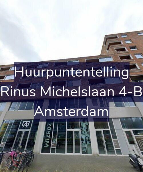 Foto gevel Huurpuntentelling voor Rinus Michelslaan 4-B, Amsterdam