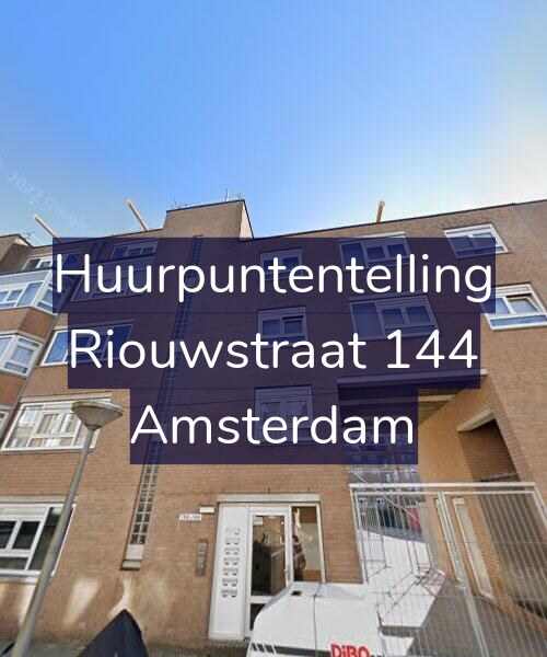 Foto gevel Huurpuntentelling voor Riouwstraat 144, Amsterdam