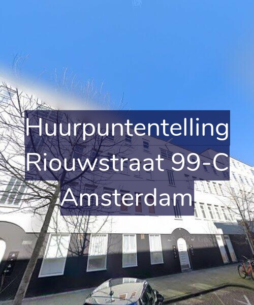 Foto gevel Huurpuntentelling voor Riouwstraat 99-C, Amsterdam