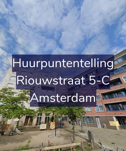 Foto gevel Huurpuntentelling voor Riouwstraat 5-C, Amsterdam