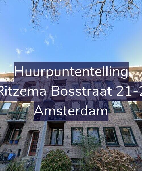 Foto gevel Huurpuntentelling voor Ritzema Bosstraat 21-2, Amsterdam