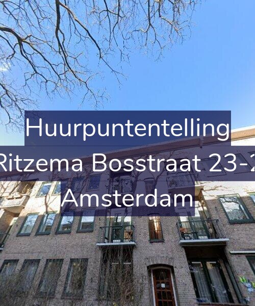 Foto gevel Huurpuntentelling voor Ritzema Bosstraat 23-2, Amsterdam