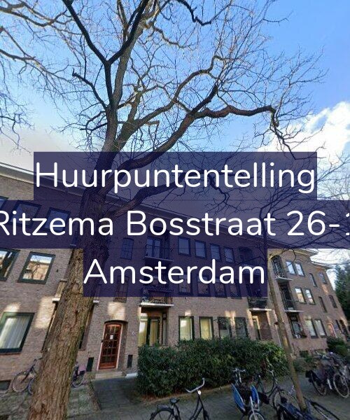 Foto gevel Huurpuntentelling voor Ritzema Bosstraat 26-1, Amsterdam