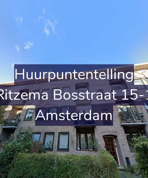 Foto gevel Huurpuntentelling voor Ritzema Bosstraat 15-1, Amsterdam