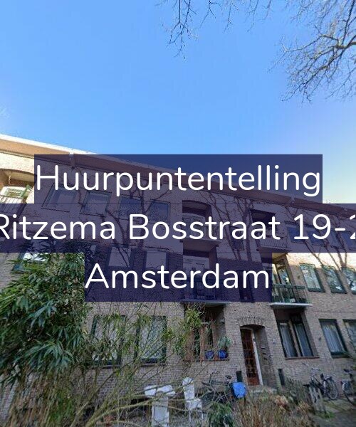 Foto gevel Huurpuntentelling voor Ritzema Bosstraat 19-2, Amsterdam