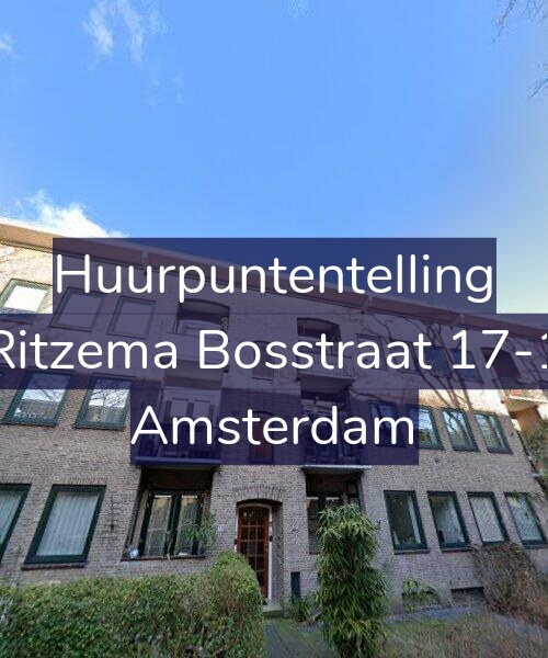 Foto gevel Huurpuntentelling voor Ritzema Bosstraat 17-1, Amsterdam