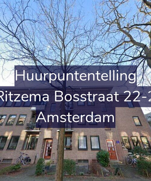 Foto gevel Huurpuntentelling voor Ritzema Bosstraat 22-2, Amsterdam