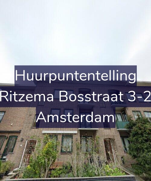 Foto gevel Huurpuntentelling voor Ritzema Bosstraat 3-2, Amsterdam