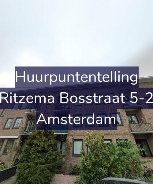 Foto gevel Huurpuntentelling voor Ritzema Bosstraat 5-2, Amsterdam