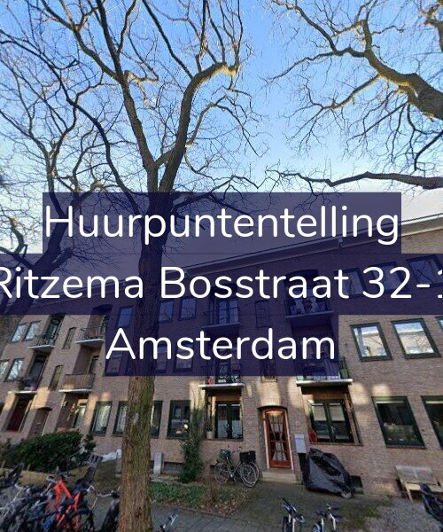 Foto gevel Huurpuntentelling voor Ritzema Bosstraat 32-1, Amsterdam
