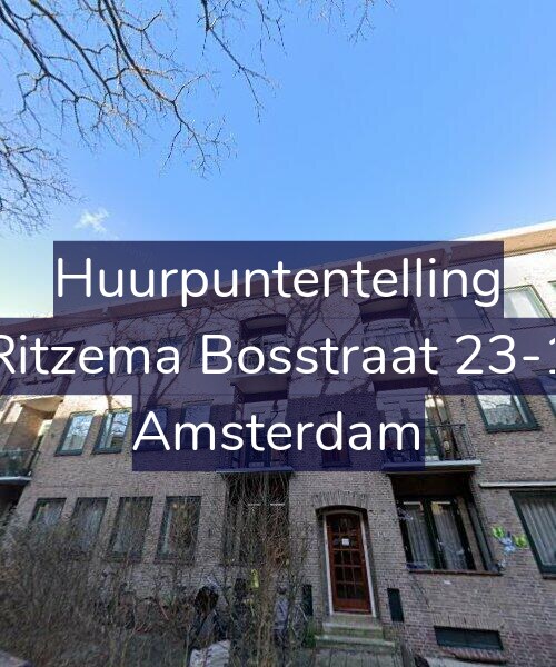 Foto gevel Huurpuntentelling voor Ritzema Bosstraat 23-1, Amsterdam
