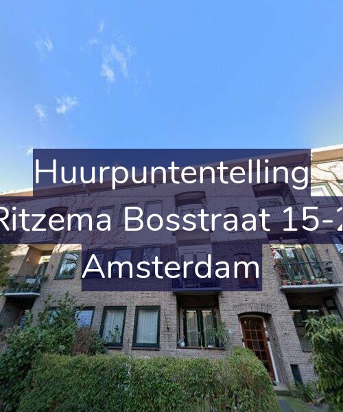 Foto gevel Huurpuntentelling voor Ritzema Bosstraat 15-2, Amsterdam