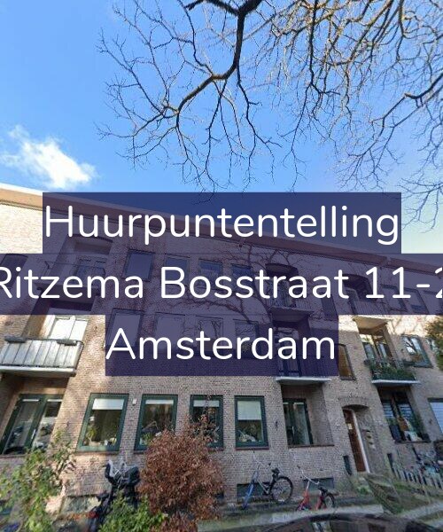 Foto gevel Huurpuntentelling voor Ritzema Bosstraat 11-2, Amsterdam