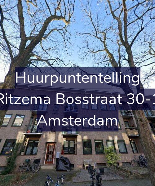 Foto gevel Huurpuntentelling voor Ritzema Bosstraat 30-1, Amsterdam