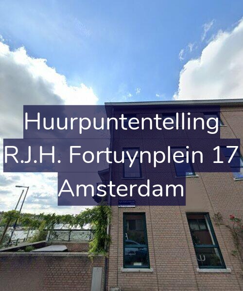 Foto gevel Huurpuntentelling voor R.J.H. Fortuynplein 17, Amsterdam