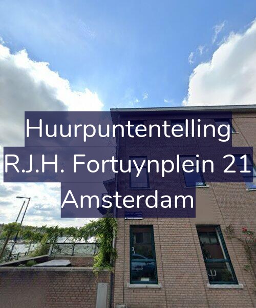 Foto gevel Huurpuntentelling voor R.J.H. Fortuynplein 21, Amsterdam