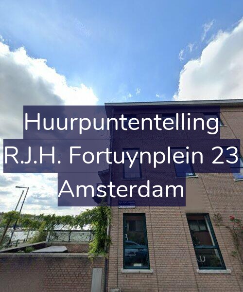 Foto gevel Huurpuntentelling voor R.J.H. Fortuynplein 23, Amsterdam