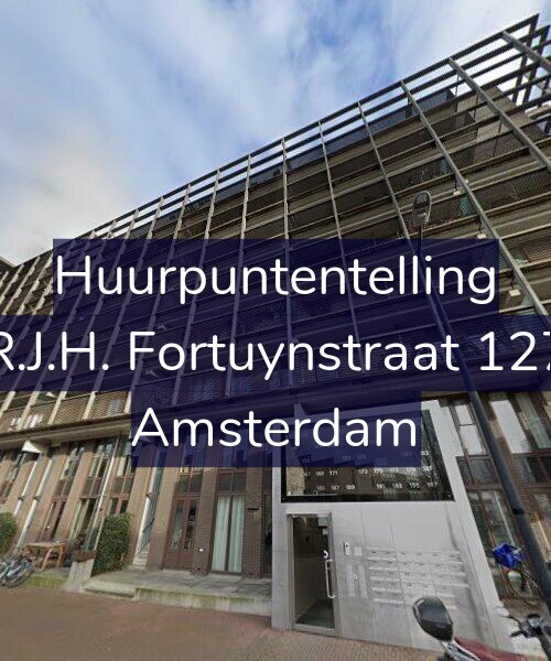Foto gevel Huurpuntentelling voor R.J.H. Fortuynstraat 127, Amsterdam