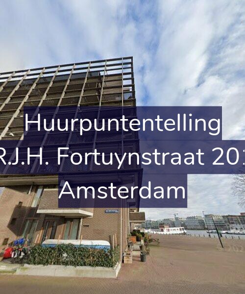 Foto gevel Huurpuntentelling voor R.J.H. Fortuynstraat 201, Amsterdam