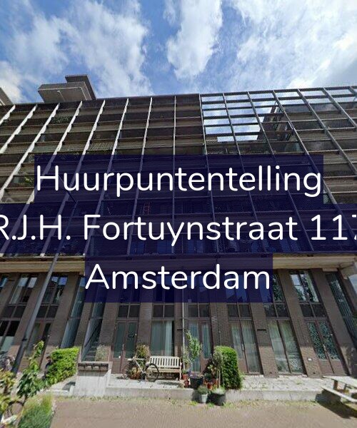 Foto gevel Huurpuntentelling voor R.J.H. Fortuynstraat 117, Amsterdam
