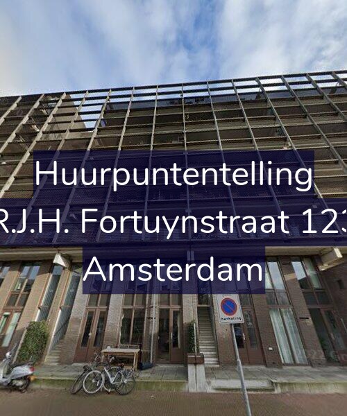 Foto gevel Huurpuntentelling voor R.J.H. Fortuynstraat 123, Amsterdam