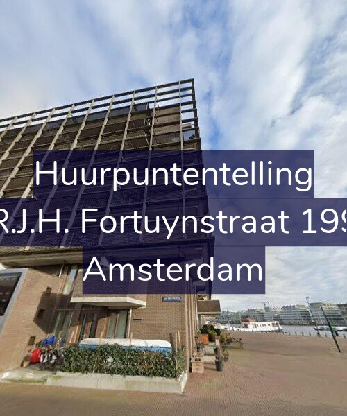 Foto gevel Huurpuntentelling voor R.J.H. Fortuynstraat 199, Amsterdam