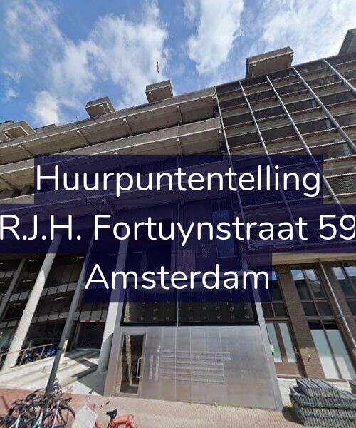 Foto gevel Huurpuntentelling voor R.J.H. Fortuynstraat 59, Amsterdam