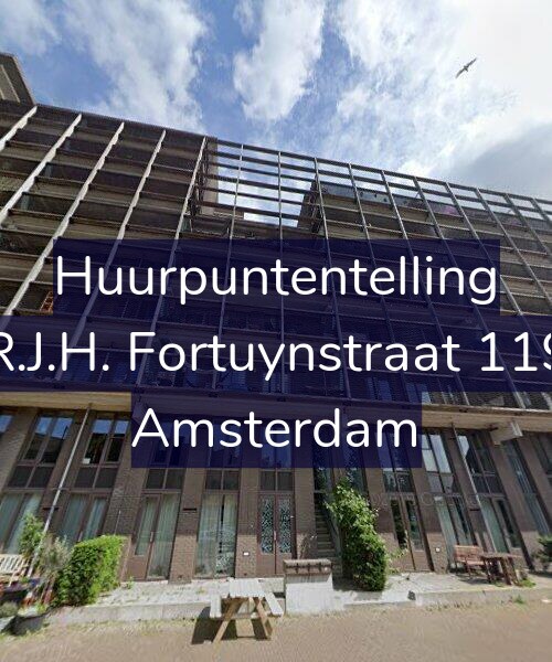 Foto gevel Huurpuntentelling voor R.J.H. Fortuynstraat 119, Amsterdam
