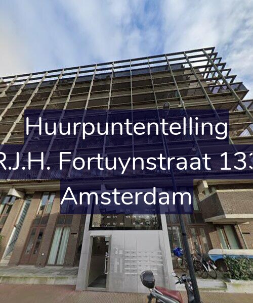Foto gevel Huurpuntentelling voor R.J.H. Fortuynstraat 133, Amsterdam