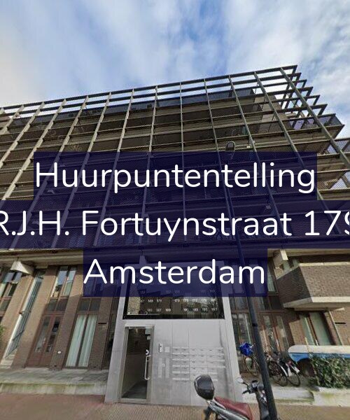Foto gevel Huurpuntentelling voor R.J.H. Fortuynstraat 179, Amsterdam