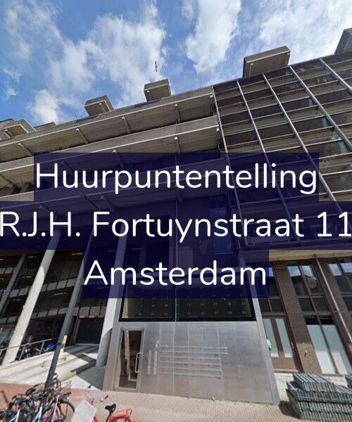 Foto gevel Huurpuntentelling voor R.J.H. Fortuynstraat 11, Amsterdam