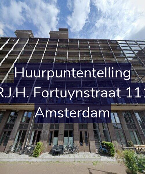 Foto gevel Huurpuntentelling voor R.J.H. Fortuynstraat 111, Amsterdam