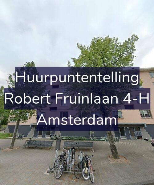 Foto gevel Huurpuntentelling voor Robert Fruinlaan 4-H, Amsterdam