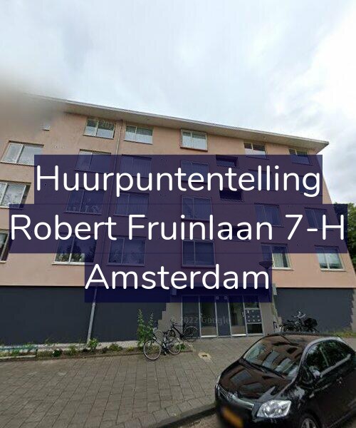 Foto gevel Huurpuntentelling voor Robert Fruinlaan 7-H, Amsterdam