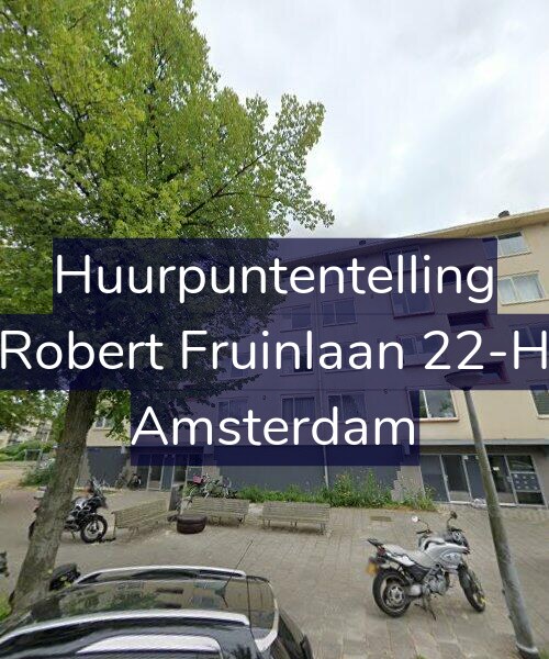 Foto gevel Huurpuntentelling voor Robert Fruinlaan 22-H, Amsterdam