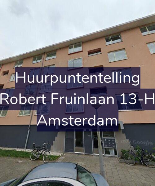 Foto gevel Huurpuntentelling voor Robert Fruinlaan 13-H, Amsterdam