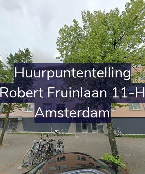 Foto gevel Huurpuntentelling voor Robert Fruinlaan 11-H, Amsterdam
