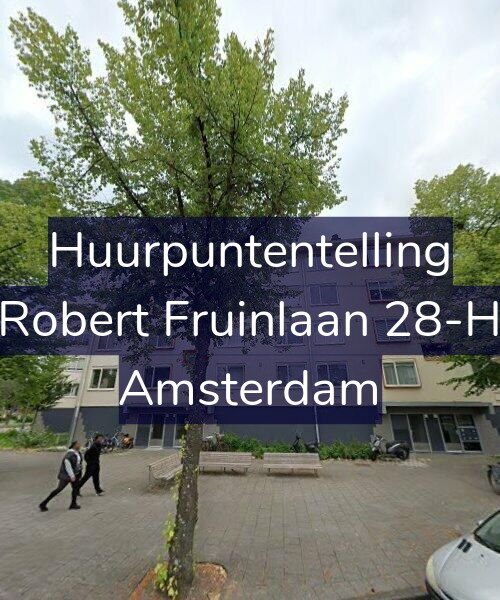 Foto gevel Huurpuntentelling voor Robert Fruinlaan 28-H, Amsterdam