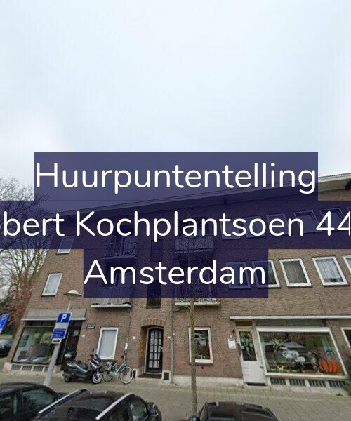 Foto gevel Huurpuntentelling voor Robert Kochplantsoen 44-1, Amsterdam