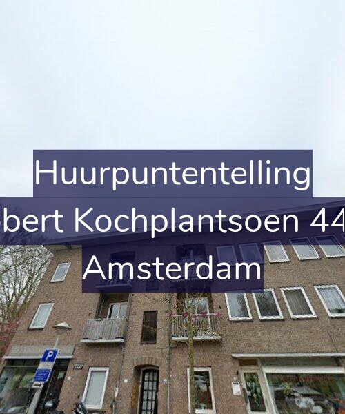 Foto gevel Huurpuntentelling voor Robert Kochplantsoen 44-2, Amsterdam