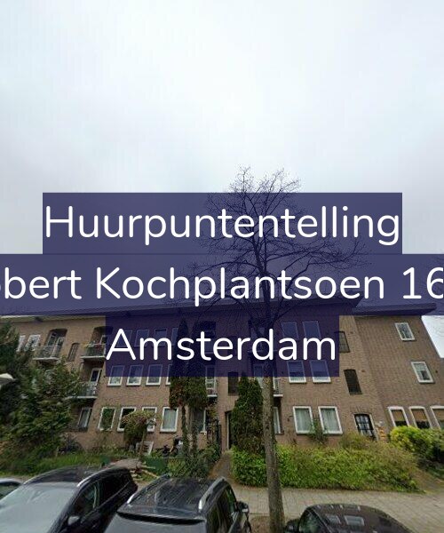Foto gevel Huurpuntentelling voor Robert Kochplantsoen 16-1, Amsterdam