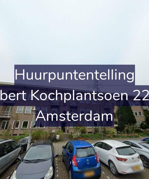 Foto gevel Huurpuntentelling voor Robert Kochplantsoen 22-H, Amsterdam