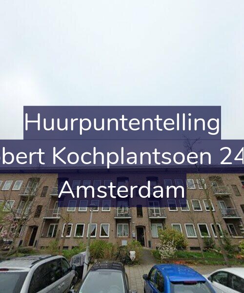 Foto gevel Huurpuntentelling voor Robert Kochplantsoen 24-1, Amsterdam