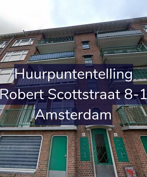 Foto gevel Huurpuntentelling voor Robert Scottstraat 8-1, Amsterdam