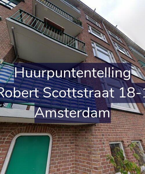 Foto gevel Huurpuntentelling voor Robert Scottstraat 18-1, Amsterdam