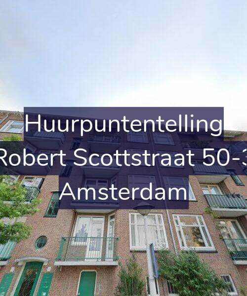 Foto gevel Huurpuntentelling voor Robert Scottstraat 50-3, Amsterdam