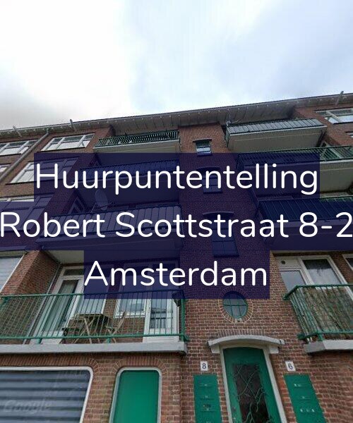 Foto gevel Huurpuntentelling voor Robert Scottstraat 8-2, Amsterdam