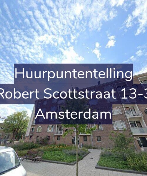 Foto gevel Huurpuntentelling voor Robert Scottstraat 13-3, Amsterdam